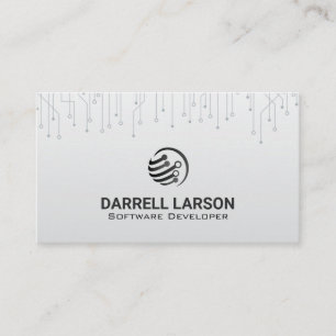 Circuity Globe   Business Tech Business Card