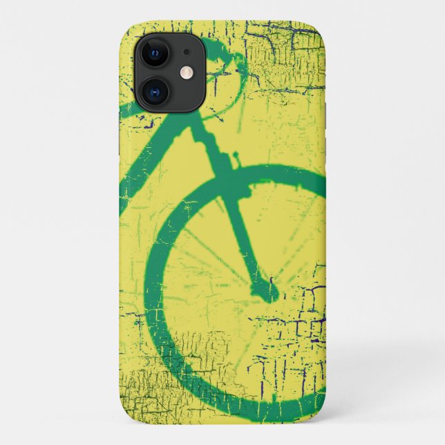 circular bicycle green Case-Mate iPhone case (Back)
