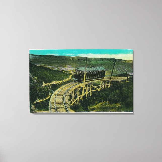 Circular Bridge, Mt. LoweMt. Lowe, CA Canvas Print (Front)