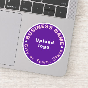 Circular Business Brand Texts on Purple Vinyl