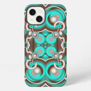 Circular Celestial Concentric Circles Pattern iPhone 13 Case