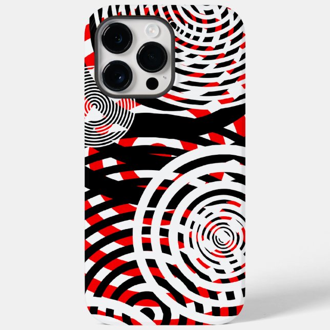 Circular Chaos Case-Mate iPhone Case (Back)