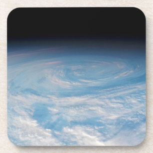 Circular Cloud Formation Over South Pacific Ocean. Coaster
