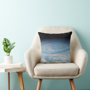 Circular Cloud Formation Over South Pacific Ocean. Cushion