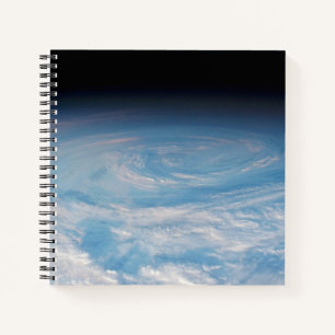 Circular Cloud Formation Over South Pacific Ocean. Notebook