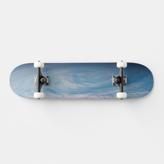 Circular Cloud Formation Over South Pacific Ocean. Skateboard (Horz)