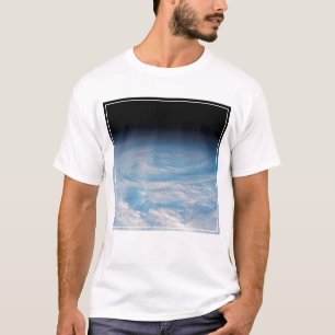 Circular Cloud Formation Over South Pacific Ocean. T-Shirt