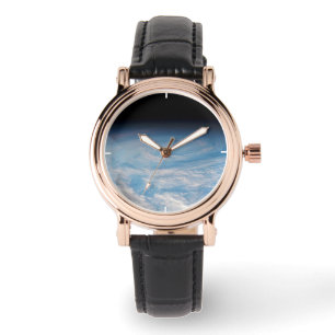 Circular Cloud Formation Over South Pacific Ocean. Watch