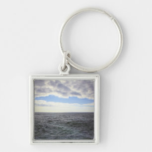 Circular Clouds over the Atlantic Ocean Key Ring
