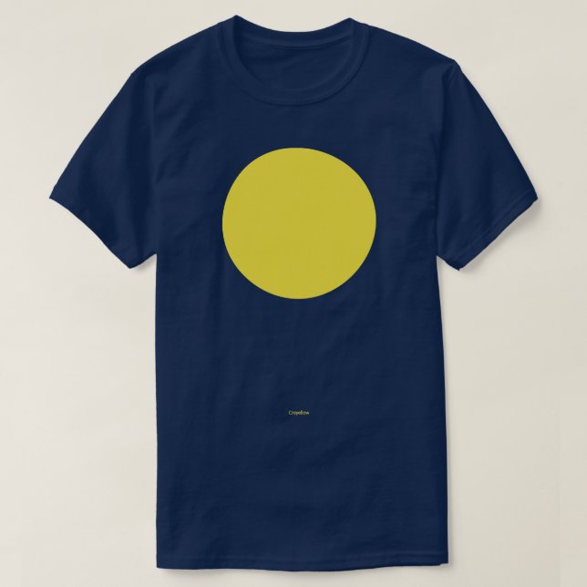 Circular Crayola Crayellow T-Shirt (Design Front)