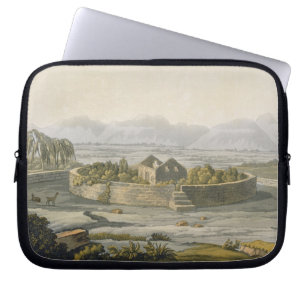 Circular fortress of Cannar, Peru, from 'Le Costum Laptop Sleeve