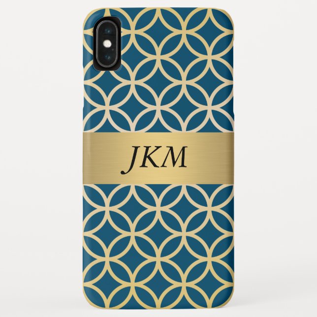 Circular Gold Pattern Case-Mate iPhone Case (Back)