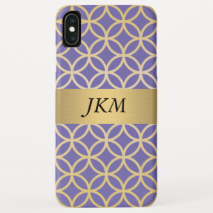 Circular Gold Purple Pattern Case-Mate iPhone Case