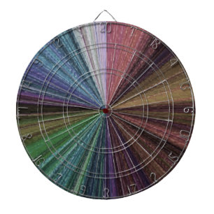 Circular Gradient Earthy Rainbow Dartboard