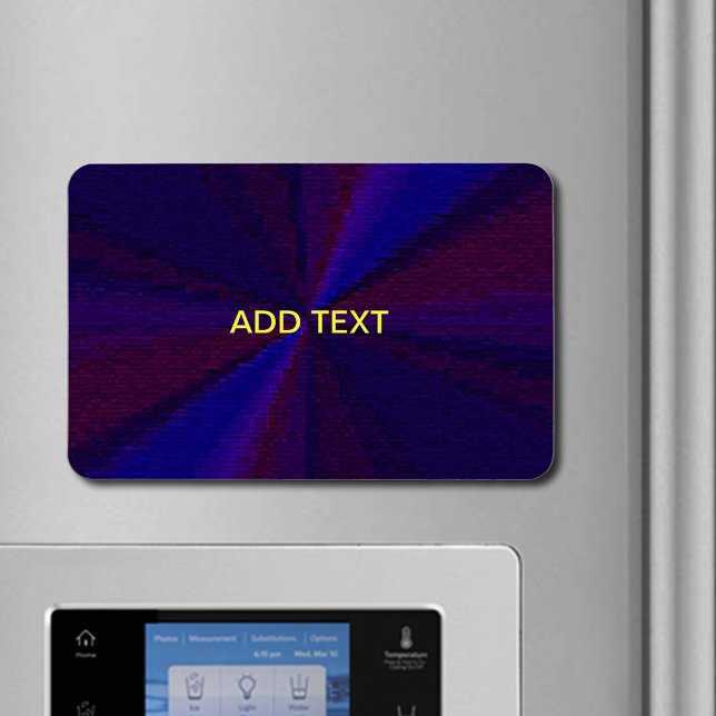 Circular Gradient Patchwork Blue to Purple Magnet (Circular Gradient Patchwork Blue to Purple Magnet)