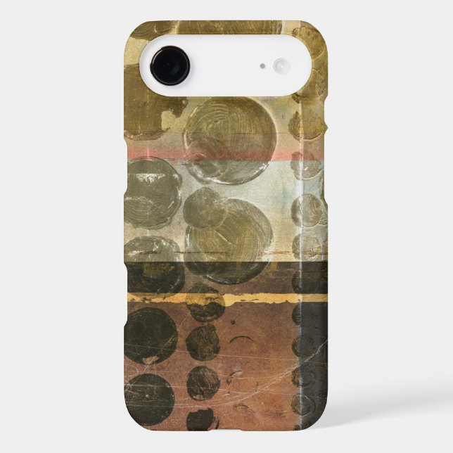 Circular Green Droplets Case-Mate iPhone Case (Back)