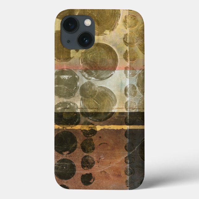 Circular Green Droplets Case-Mate iPhone Case (Back)