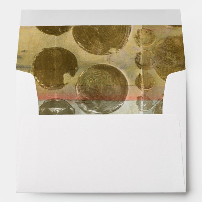 Circular Green Droplets Envelope (Back (Bottom))