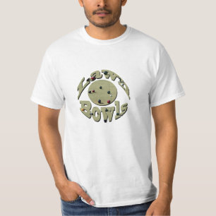 Circular Lawn Bowls Picture Logo, T-Shirt
