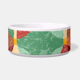 Circular mosaic pattern, geometric illustration.