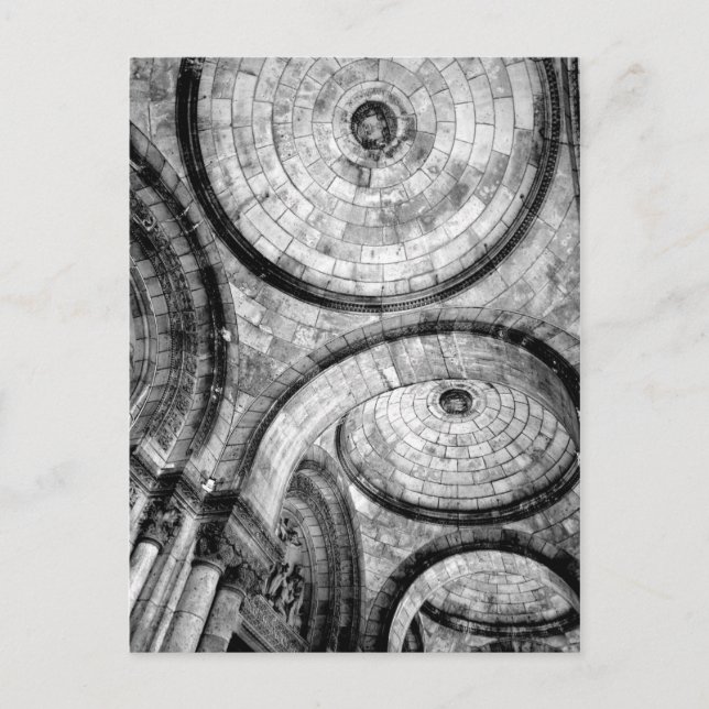 Circular Patterns in Brick at Sacre Couer Postcard (Front)