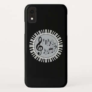 Circular Piano Keys And Music Notes Case-Mate iPhone Case