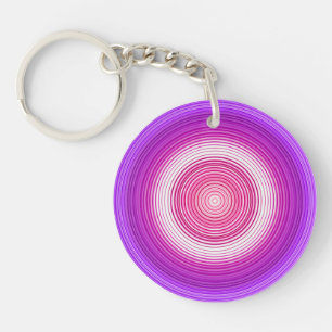 Circular - Purple Key Ring