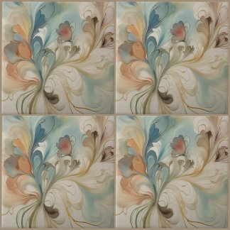 Circular Quest Ceramic Tile