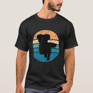 Circular Retro Shih Tzu Owner Gift Parents Apparel T-Shirt