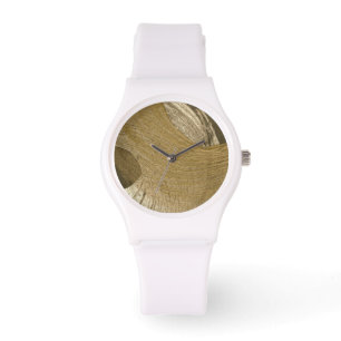 Circular Sandstorm in Tan and Dark Brown Watch