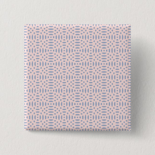 circular shapes seamless pattern 15 cm square badge (Front)