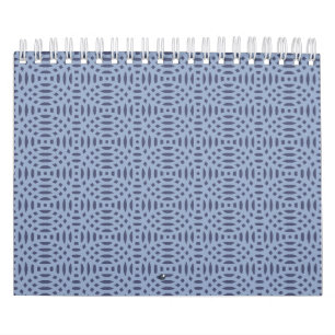 circular shapes seamless pattern calendar