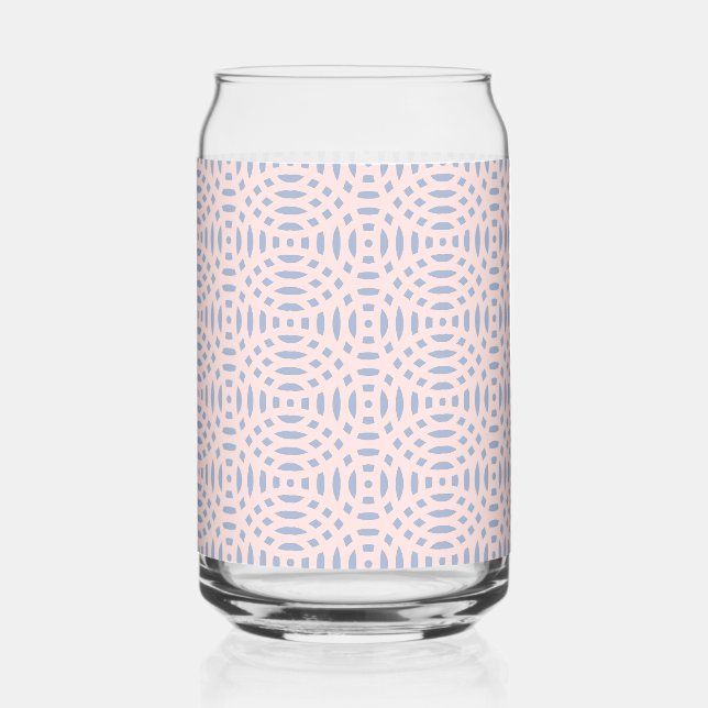 circular shapes seamless pattern can glass (Front)