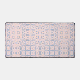 circular shapes seamless pattern desk mat