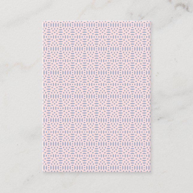 circular shapes seamless pattern discount card (Front)