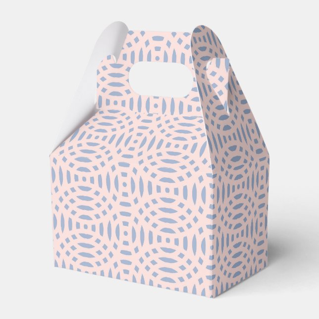 circular shapes seamless pattern favour box (Front Side)
