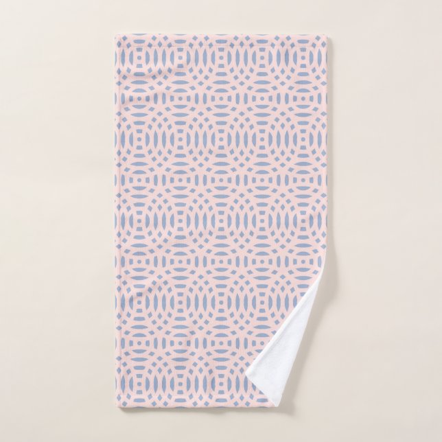 circular shapes seamless pattern hand towel (Hand Towel)