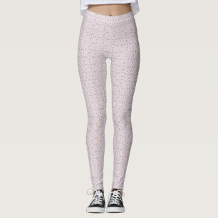 circular shapes seamless pattern leggings