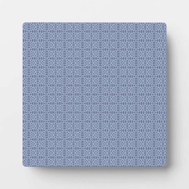 circular shapes seamless pattern plaque (Front)