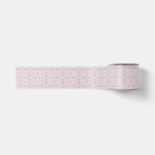 circular shapes seamless pattern satin ribbon