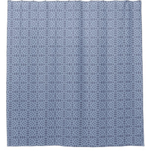circular shapes seamless pattern shower curtain