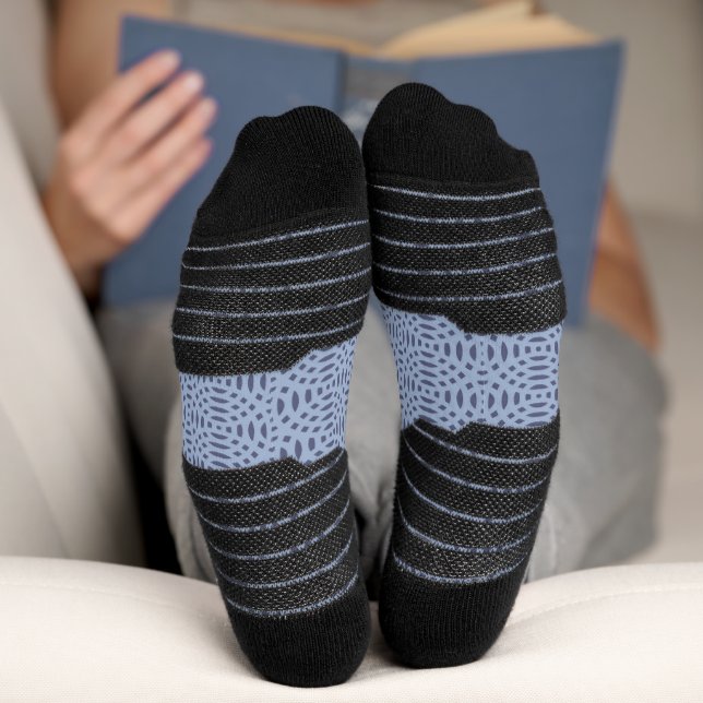 circular shapes seamless pattern socks (Bottom)
