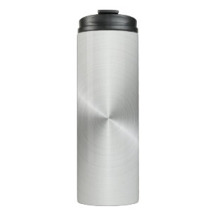Circular slabs metal iron thermal tumbler