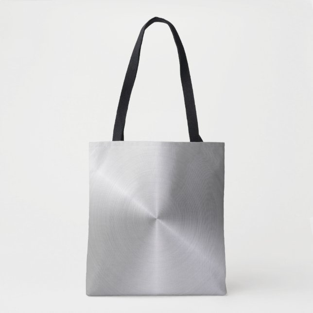 Circular slabs metal iron tote bag (Front)