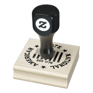 Circular Stamp American State National Est 1776