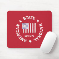 Circular Stamp American State National Est 1776 Mo