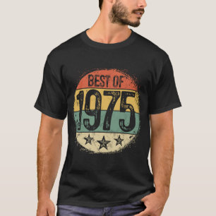 Circular Vintage Best of 1975 47 Year Old 47th Bi T-Shirt