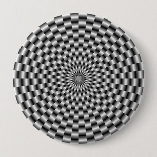 Circular Weave in Monochrome Button