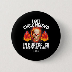 Circumcised Bowling Oddly Specific Humour Weird Fu 6 Cm Round Badge