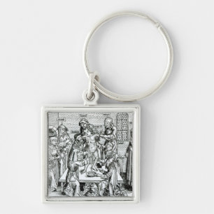 Circumcision, from 'Liber Chronicarum' Key Ring